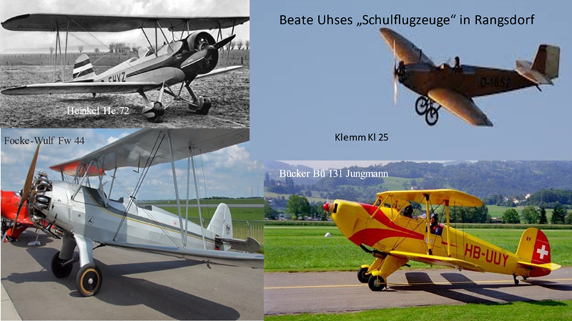 Beate Uhses "Schulflugzeuge"