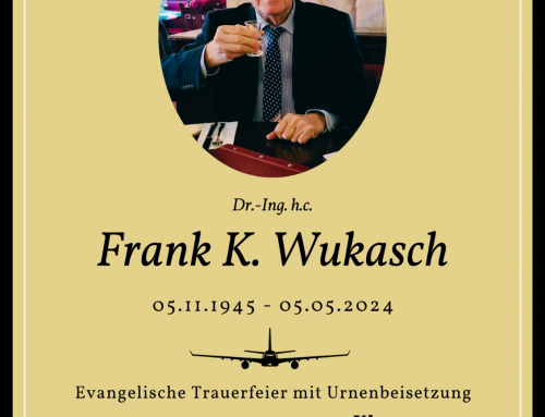 Frank Wukasch ist von uns gegangen