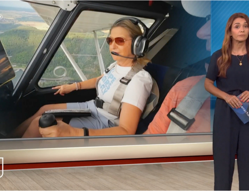 Fernsehbericht über das „Fly-In Pyjamaparty“